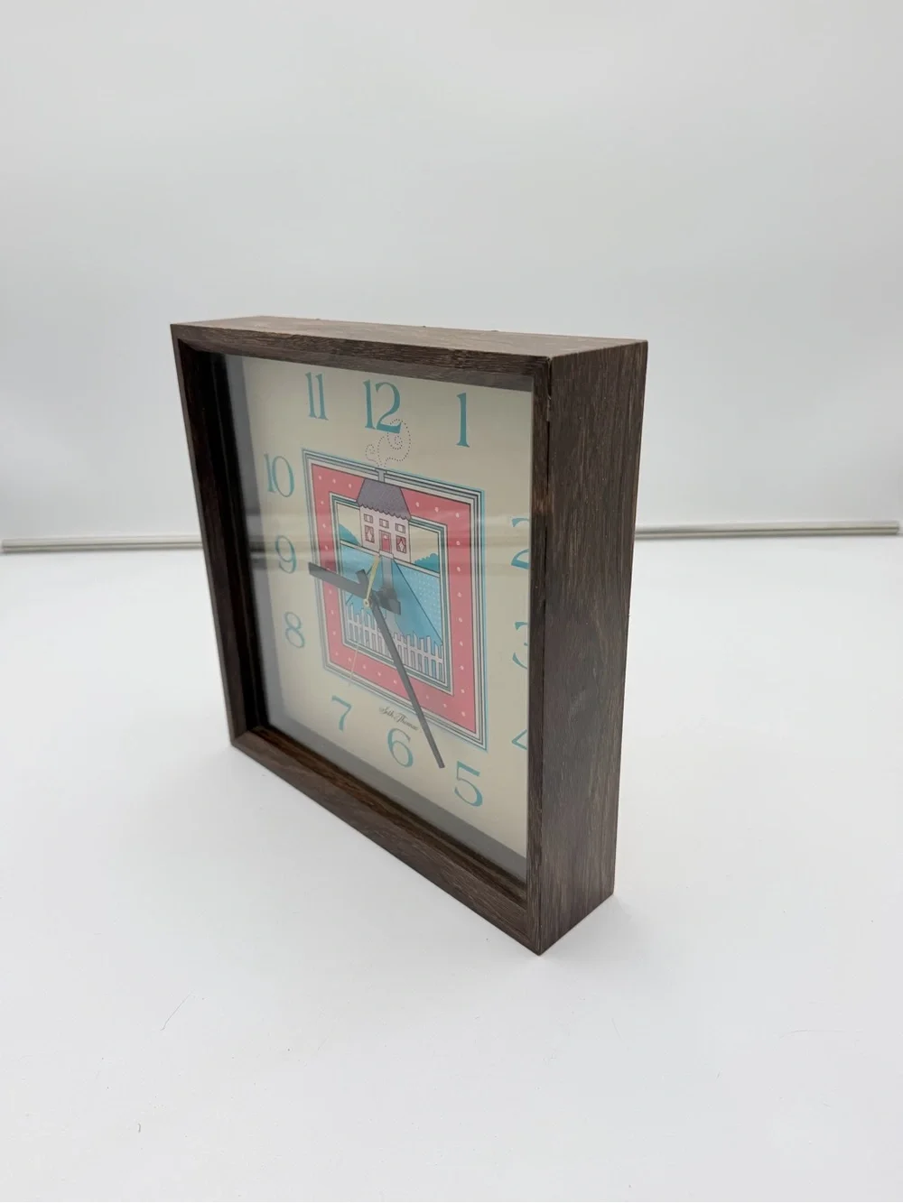 VINTAGE SETH THOMAS ELECTRIC  11” House clock School Clock SEE DESC